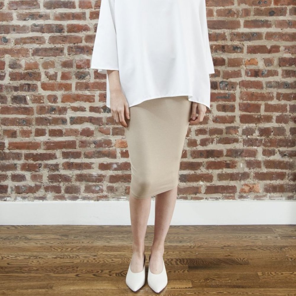 MIMU MAXI SKIRT LEGGINGS MIDI (HEATHER GRAY)